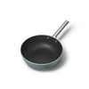 Kép 5/5 - SMEG WOK SERPENYŐ, 30 cm, rozsdamentes acél fogantyú, matt smaragdzöld