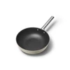 Kép 3/5 - SMEG WOK SERPENYŐ, retro, rozsdamentes acél fogantyú, 30 cm, bézs
