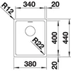 Kép 4/4 - BLANCO ANDANO 340-IF exc.nélkül InFino