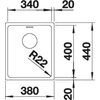 Kép 4/4 - BLANCO ANDANO 340-U exc.nélkül InFino