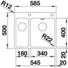 Kép 5/5 - BLANCO ANDANO 340/180-IF/A exc. InFino