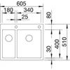 Kép 4/4 - BLANCO CLARON 340/180 -IF/A InFino