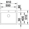 Kép 4/4 - BLANCO CLARON 550 -IF/A InFino