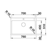 Kép 5/5 - BLANCO CLARON 700 -IF/A InFino