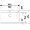 Kép 4/4 - BLANCO CLARON 700-IF/A DX