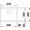 Kép 5/5 - BLANCO CLARON XL 60-IF D.Plus InFino