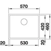 Kép 5/5 - BLANCO CLARON XL 60-U D.Plus InFino