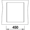 Kép 3/5 - BLANCO DALAGO 45-F fekete exc., SZINTBE ÉPÍTÉS