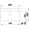 Kép 5/5 - BLANCO DALAGO 8-F palaszürke exc., SZINTBE ÉPÍTÉS