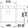 Kép 5/5 - BLANCO PLEON 5 fekete tart.n. exc.