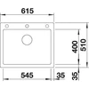 Kép 5/5 - BLANCO PLEON 6 fekete tart.n. exc.