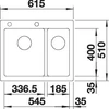 Kép 5/5 - BLANCO PLEON 6 Split kávé t.n.,exc.