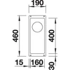 Kép 4/4 - BLANCO SUBLINE 160-U fehér exc.n.