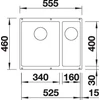 Kép 5/5 - BLANCO SUBLINE 340/160-U j. fek e.n.