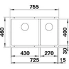 Kép 5/5 - BLANCO SUBLINE 430/270-U palaszü. e.n.