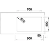 Kép 3/5 - BLANCO SUBLINE 700-U Level antracit t.