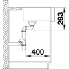 Kép 7/7 - BLANCO CRONOS XL 8-IF 190 Standard mosogatótálca, selyemfényű rozsdamentes acél, excenter nélkül