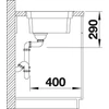 Kép 8/8 - BLANCO ETAGON 500-IF mosogatótálca, selyemfényű rozsdamentes acél, excenter nélkül