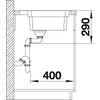 Kép 10/10 - BLANCO ETAGON 700-IF/A mosogatótálca, selyemfényű rozsdamentes acél, excenterrel