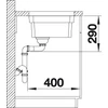 Kép 10/10 - BLANCO ETAGON 700-U mosogatótálca, selyemfényű rozsdamentes acél, excenter nélkül