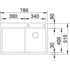 Kép 4/4 - BLANCO CLARON 4S -IF jobbos InFino