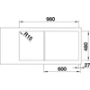 Kép 3/5 - BLANCO CLASSIMO XL 6S-IF fényezett. 2csaplyuk
