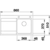 Kép 5/5 - BLANCO DIVON II 45S-IF balos InFino