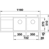 Kép 5/5 - BLANCO DIVON II 8S-IF balos InFino