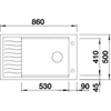 Kép 5/5 - BLANCO ELON XL 8 S palaszü. exc.n. InFino