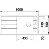 Kép 5/5 - BLANCO FARON XL 6 S fekete exc.nélk.