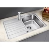 Kép 4/5 - BLANCO LANTOS 45S-IF Compact 18/10 fény