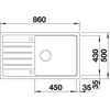 Kép 5/5 - BLANCO LEGRA XL 6 S antracit exc.n.