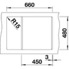 Kép 3/5 - BLANCO METRA 45 S Compact tartufo exc.nélk