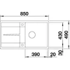 Kép 5/5 - BLANCO METRA 5S-F fekete exc., SZINTBE ÉPÍTÉS