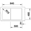 Kép 3/5 - BLANCO METRA 5 S palaszürke exc.