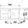 Kép 5/5 - BLANCO METRA 5 S fekete exc.nélk.