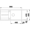 Kép 5/5 - BLANCO METRA XL 6S-F palaszürke exc., SZINTBE ÉPÍTÉS