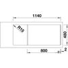 Kép 3/5 - BLANCO SONA 8 S palaszürke exc.n.