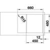 Kép 3/5 - BLANCO ZIA 45 S Compact antracit exc.n