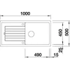 Kép 5/5 - BLANCO ZIA XL 6 S antracit excenterrel