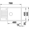 Kép 5/5 - BLANCO ZIA XL 6 S C fehér exc.n.