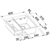Kép 6/6 - BLANCO ZEROX 340/180-IF/A mosogatótálca, selyemfényű rozsdamentes acél, excenterrel
