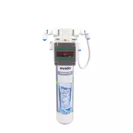 EVIDO GREEN vízszűrő átfolyásmérővel
