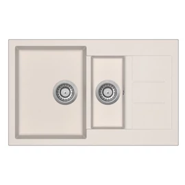 EVIDO Cubo 6S compact gránit mosogató 800x500 bézs
