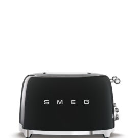 SMEG retro 2x2-szeletes kenyérpirító, fekete