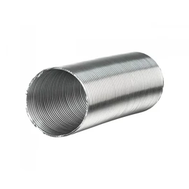 Aluvent Light flexibilis cső 2 bilinccsel, 125mm átmérő, 3m hossz