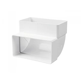 Lapos csatorna függőleges könyök, 60x204mm