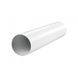 Kör légcsatorna, műanyag, fehér, átmérő 150mm, hossz 0,5m