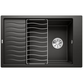 BLANCO ELON XL 6 S Silgranit mosogatótálca, fekete, excenter nélkül
