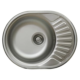 LIVINOX RONDO 157 rozsdamentes mosogató, mini csepegtető, 57x45 cm, 3 1/2", natúr